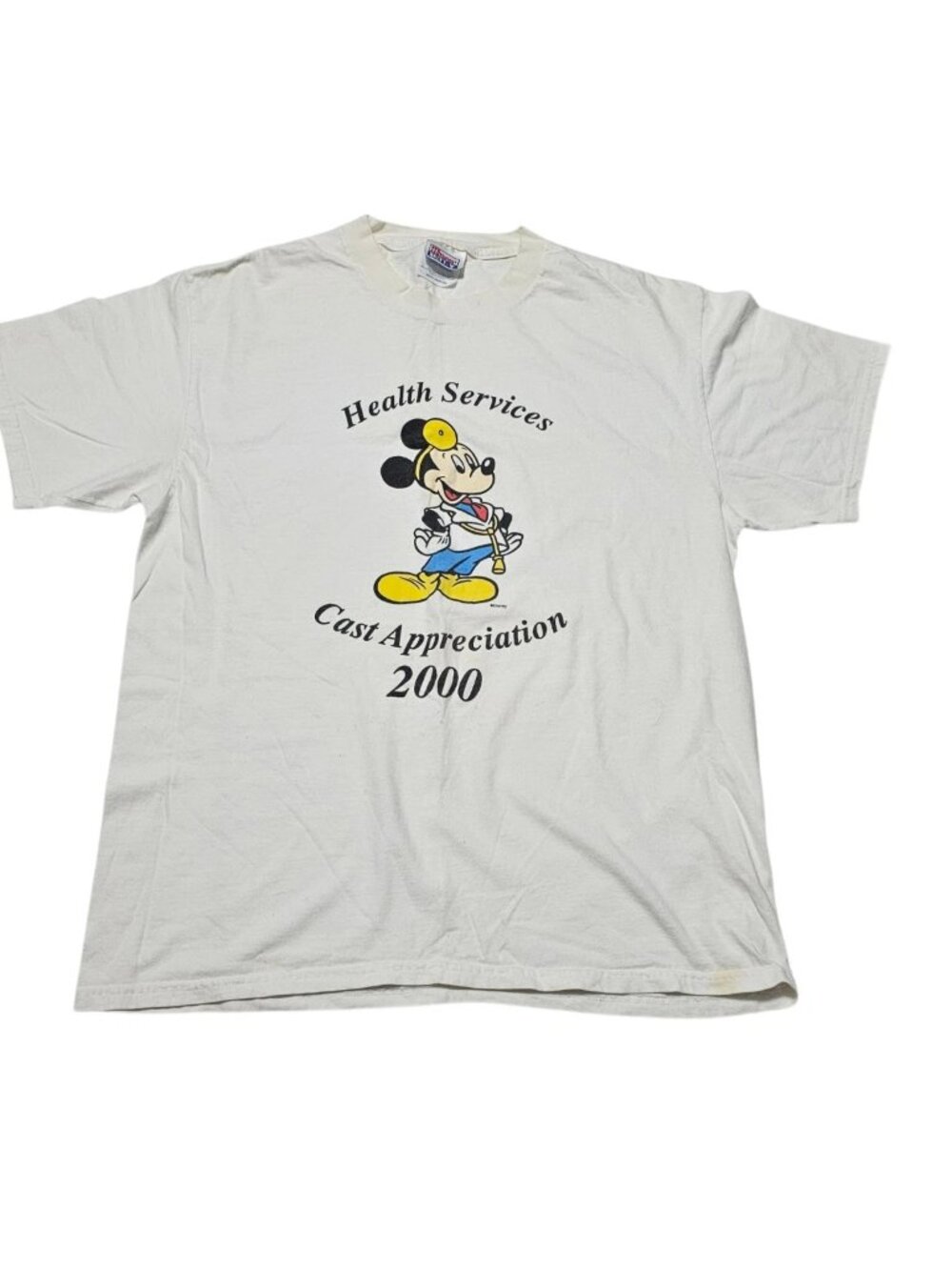 Vintage Disney Cast Member Health Services Appreciation 2000 T-Shirt L